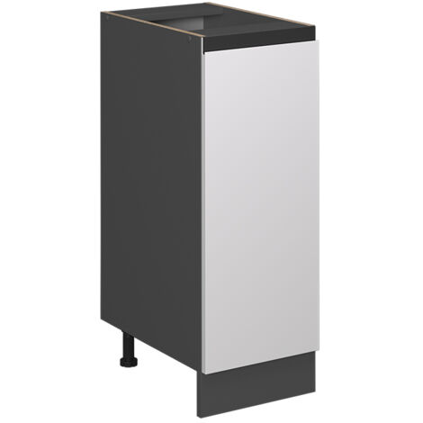 Armadio cucina dispensa alto R-Line, Bianco, 30 cm PL Marmo, Vicco (1/5)