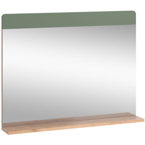 Specchio da bagno Izan, Goldkraft rovere/verde, 80.1 x 62 cm con Aböage, Vicco
