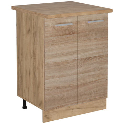 Mobiletto base cucina R-Line, Sonoma, 60 cm , PL Rovere, Vicco