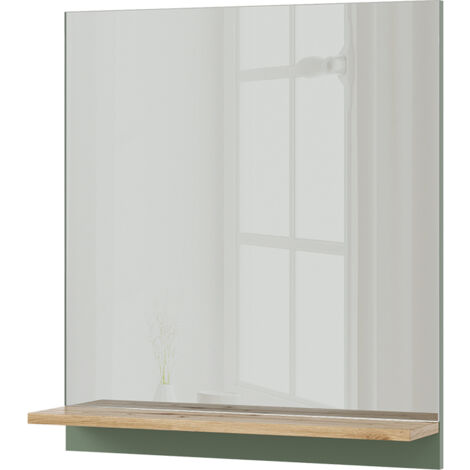 Marelle, Verde/Artigianale, 60 x 67 cm con ripiano, Vicco