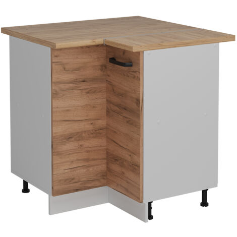 Mobile ad angolo cucina R-Line, Quercia dorata, 75.6 cm PL Rovere, Vicco