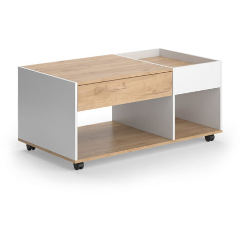 Tavolino Eliza Quercia vichinga 90 x 50 cm con un cassetto Vicco | Quercia vichinga | 90x45 cm | 406673144471708