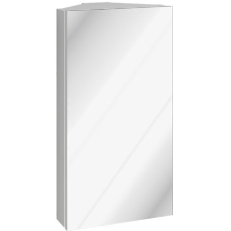 Mobile a specchio per il bagno Anka, Bianco, 32.8 x 60.2 cm, Vicco (1/5)