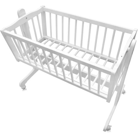 Lettino per bambini , Beige, 100 x 77 cm Con rulli, Vitalispa