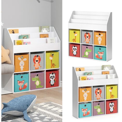 VICCO Libreria per bambini Scaffale per cameretta Scaffale per giocatt –  Vicco