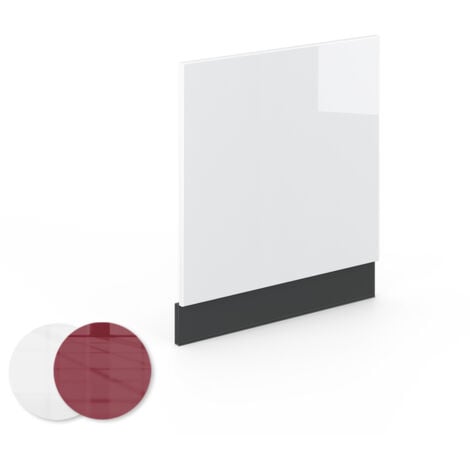 Pannello frontale Fame-Line, Bianco lucido, 60 cm senza piano di lavoro, Vicco