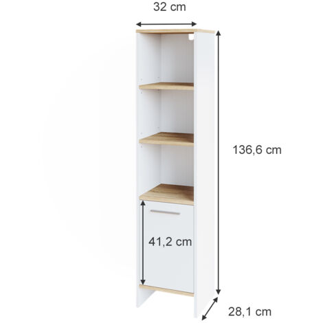 Armadio Colonna salvaspazio Mobiletto salvaspazio Scaffale Alto Casset –  Vicco