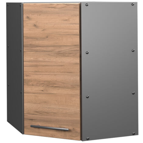 Mobile angolare da cucina Fame-Line, Rovere dorato, 57 cm, Vicco