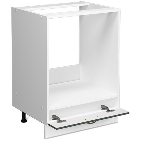 Mobile per forno da incasso Fame-Line, Antracite-oro, 60 cm senza piano di lavoro, Vicco