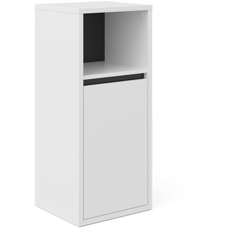 Mobiletto bagno Viola, Bianco, 38 x 80 cm, Vicco