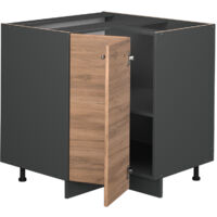 Mobile ad angolo cucina Fame-Line, Quercia dorata, 80.5 cm senza piano di lavoro, Vicco