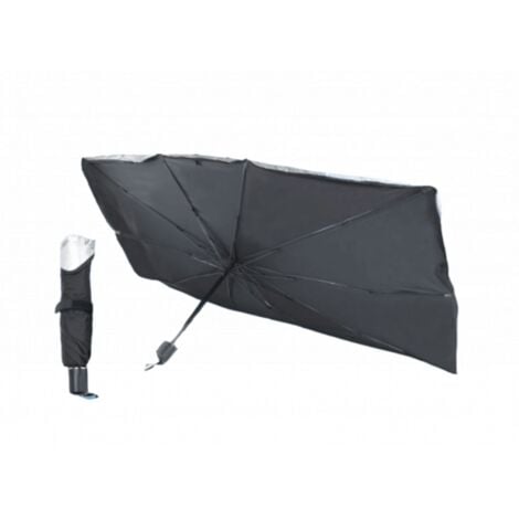 Pare-Soleil voiture pour Pare-Brise CAR PARASOL - VENTEO - Contre les rayons UV - Pare-Brise avant Universel 140 x 80 cm - Parapluie Pare-Soleil pliable pour auto - Matériau réfléchissant - Protection