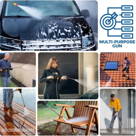 Pulvérisateur à Pression Sans Fil 5 L Avec Batterie Lithium-ion, Lance