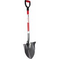 Pelle à rebords en acier carbone renforcé – Repose-pied et large poignée ergonomique – Pour creuser terre, sable et gravier – Root Slayer