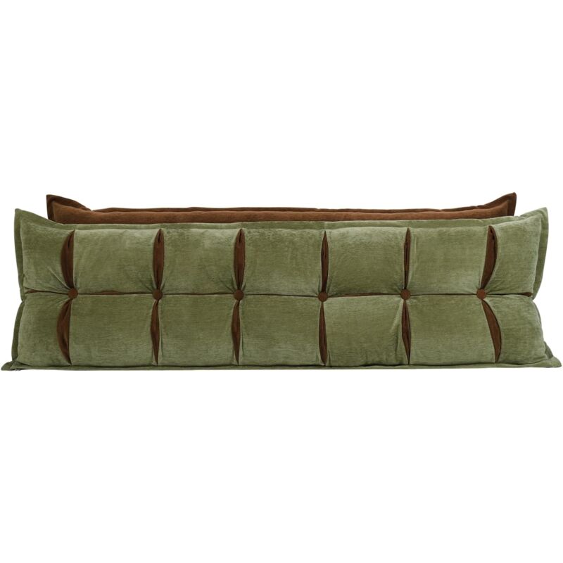 FANSU Lin Tatami Coussins de Chaise Ronds, Couleur Unie Coussin D'assise Confortable Respirant Souple pour Enfant Bureau Jardin Intérieur Extérieur Décoration (40×40×9cm,Bleu
