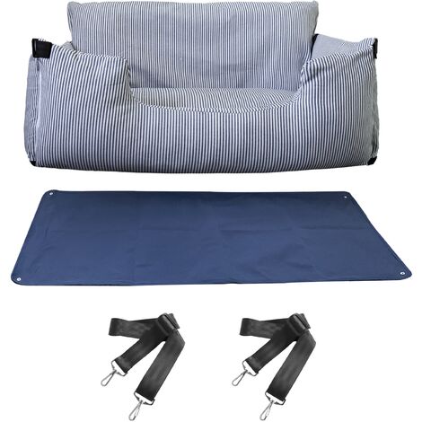 VERCART Siège auto pour chien, chat, avec Tapis imperméables, Sac de transport pour chien, Siège de voiture pour chien, Housse de Siège pour Chien Universelle, 110x45x55CM (1/5)