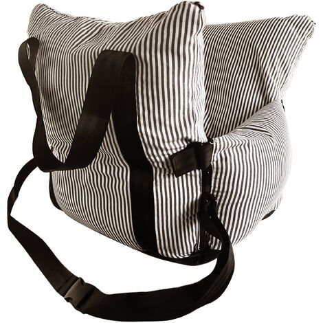 VERCART Siège de Voiture pour Chien Portable, Siège de Chien Rembourré Épais, Siège Amovible pour Animaux de Compagnie pour Chiens de Petite et Moyenne Taille,52x52cm