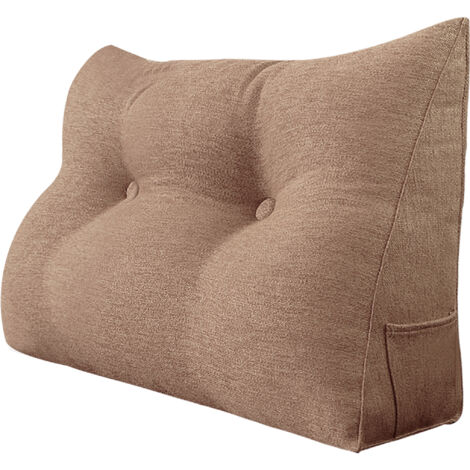 Coussin De Dossier Très épais Pour Canapé-lit, Grand Coussin De Soutien Lombaire Décoratif, Coussin De Lecture, Coussin De Soutien De Taille, Coussin De Tête De Lit Avec Housse Amovible (61 X 45,7