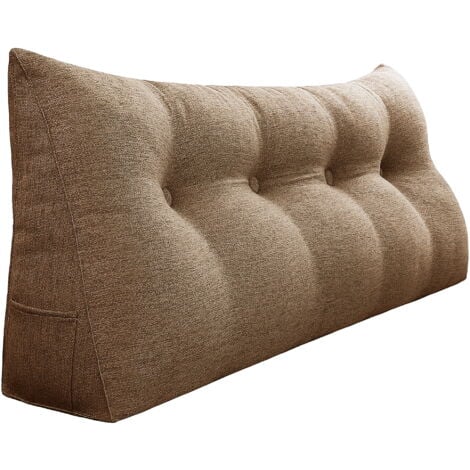 Coussin Inclinable Coussin De Chaise De Bureau Coussin De Dossier Inclinable  Intégré En Peluche PP Coton Soutien Dos Chaise De Bureau Canapé CoussinGris  45x100cm