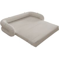 VERCART Bed Intérieur Chaise en forme de sac de haricot Bean Bag Siège Sac de haricots Chaise de jeu Pouf gamer de salon 220X160X30 CM