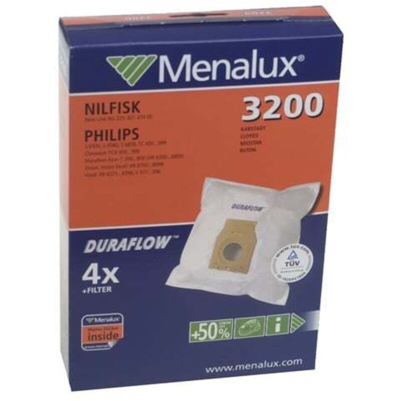Sacs Aspirateur MENALUX 8352P Lot de 5