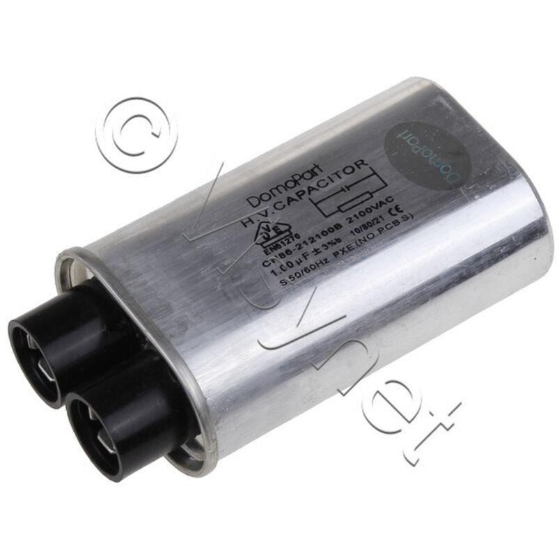 Condensador Universal Para Microondas Whirlpool Y Candy - 2100V AC, 1.05 MF, Repuesto Nuevo