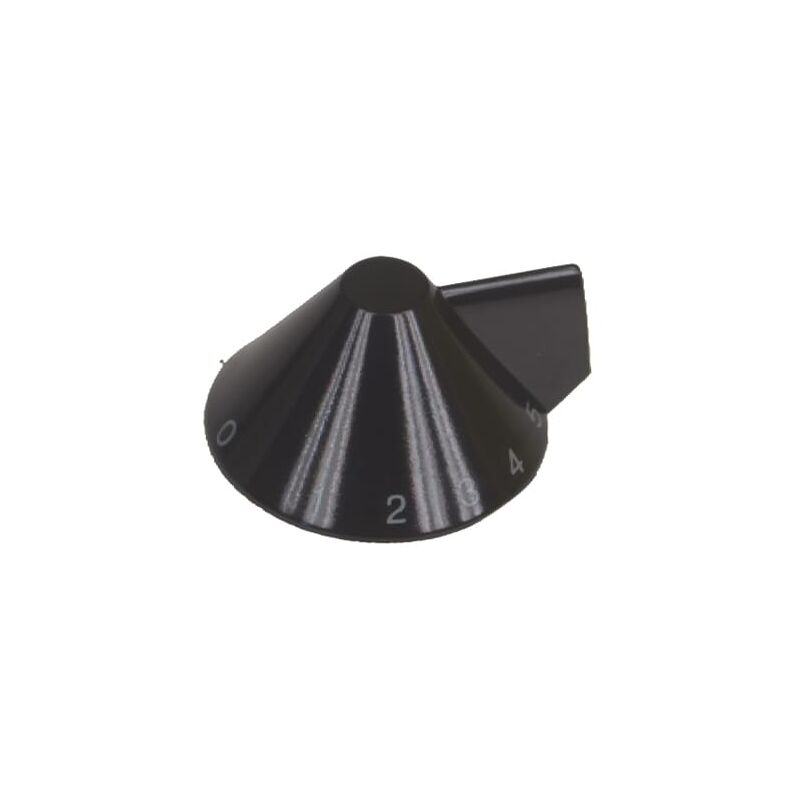 Bouton De Commande Noir/Inox Origine SMEG 694975086 Pour Four Et Cuisinière