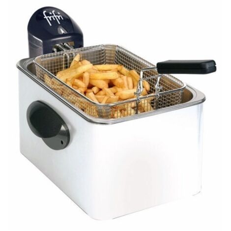 Friteuse électrique 4,5l 3200W manteau métal – Capacité 1,5 kg frites – Garantie 10 ans – Design robuste pour cuisine professionnelle – Frifri