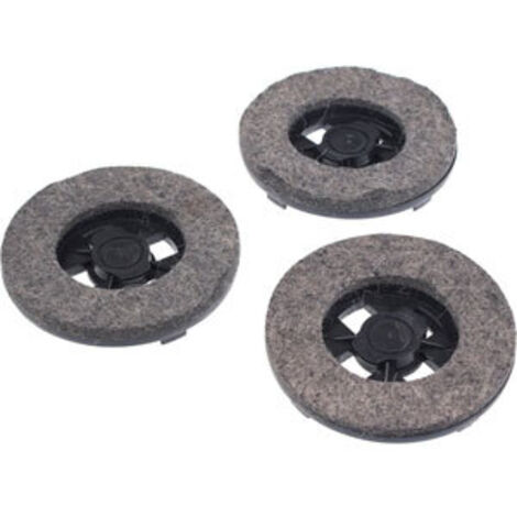 Feutre à lustrer 35600706 – Compatible avec appareils Hoover – Pour surfaces en bois dur – Lot de 3 pièces (1/4)