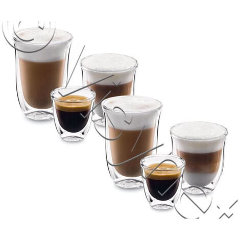 Delonghi - dlsc302 - set de 2 verres espresso, 2 verres (1/5)