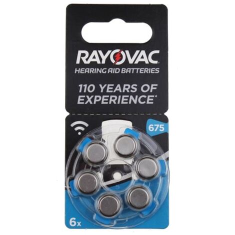 Varta - mod 675 - piles appareil auditif - blister 6pcs. - pr44 -