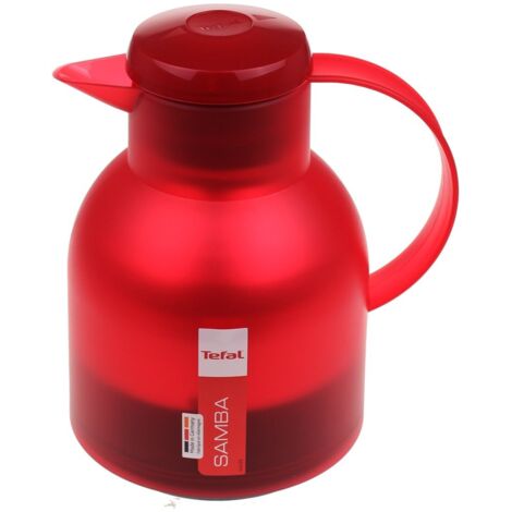 Carafe Tefal K3031312 Samba 1,0L – Couleur rouge vif – Accessoire de cuisine élégant pour servir boissons