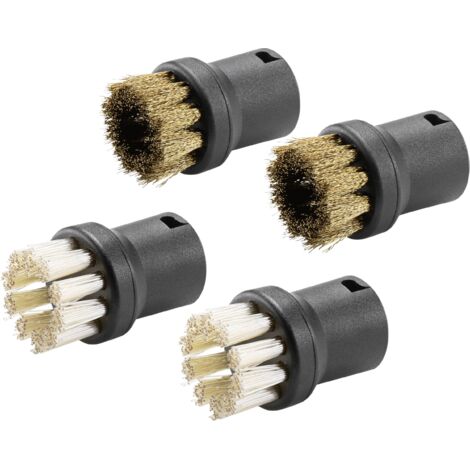 Karcher - jeu de brosses - par 3 - nettoyeur vapeur - 28633350 - (1/4)