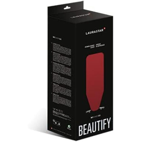 Laurastar - Housse universelle rouge pour table à repasser (127cm x 49.5cm), 100%
Coton - 560.7804.785 (1/7)