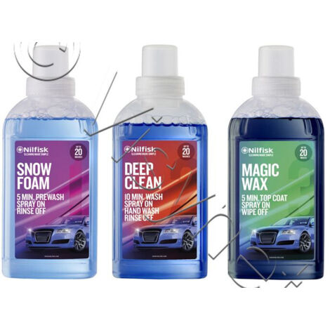 Nilfisk - sdm kit ( snowfoam+deepclean+magic wax) - 125300444 -