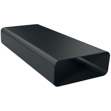 Siemens – Conduit de ventilation plat 17005346 – Longueur 1000 mm – Couleur noire – Accessoire pour hottes de cuisine (1/5)