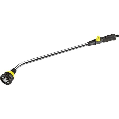Kärcher – Lance d'arrosage ergonomique noire – 6 jets réglables – Régulateur de débit – Compatible systèmes à clic – Pour surfaces moyennes (1/10)