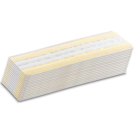 Tampons de nettoyage de tissu pour le bateau à vapeur Karcher EasyFix 15 unités (1/5)