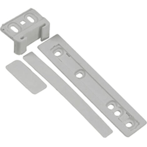 Whirlpool – Fixation porte réfrigérateur intégrable avec glissières – Pièce détachée blanche pour réfrigérateur – SKU 481231028208