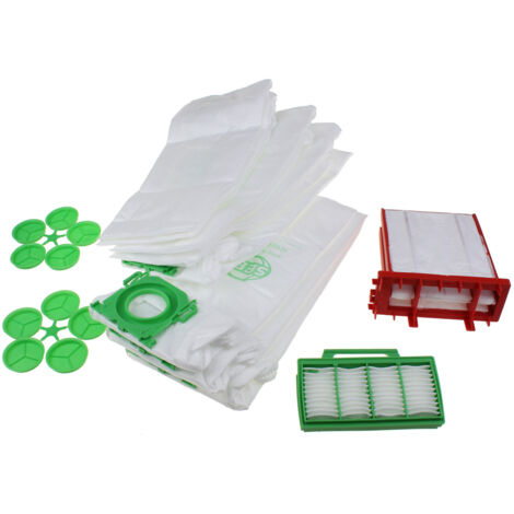SPARES2GO Sacchetti Aspirapolvere Compatibili Sebo Serie X E C – Confezione Da 10, Con Filtri, Colletto Antiperdita