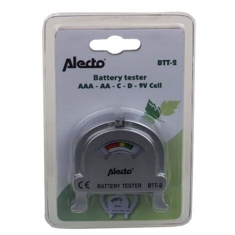 MW - Testeur piles/accus AAA, AA, C, D, 9V, pile bouton (lithium 3V et CR)