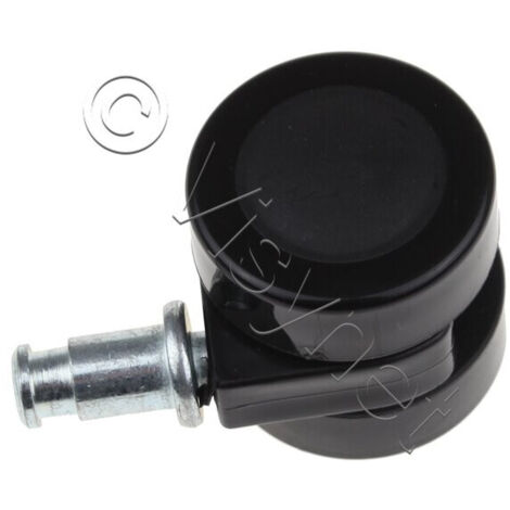 Roulette à Double Roue Noire James 40mm d'origine pour aspirateur Numatic - 204000 (1/3)