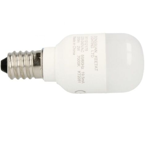 Ampoule led C25 E14/2 230V – Pièce détachée pour réfrigérateur – Compatible avec WHIRLPOOL, INDESIT, BAUKNECHT – Éclairage efficace et durable