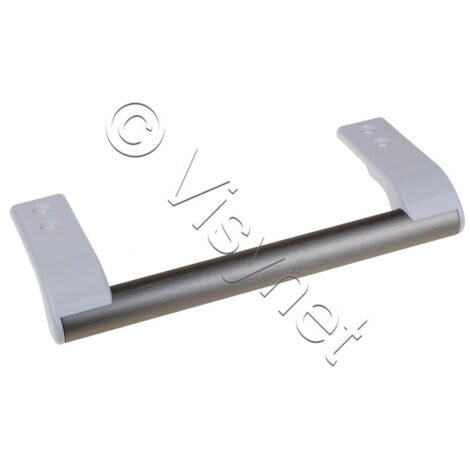 Whirlpool - poignee de porte refrigerateur -gw/alu h=233mm - (1/2)