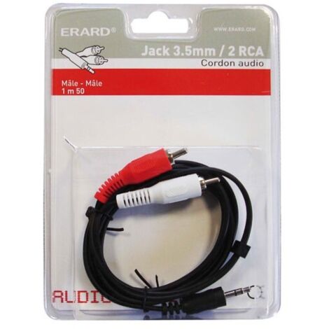 Erard - jack3.5mm/2rca-1m50 - 721525 - 3700117215256 (1/3)