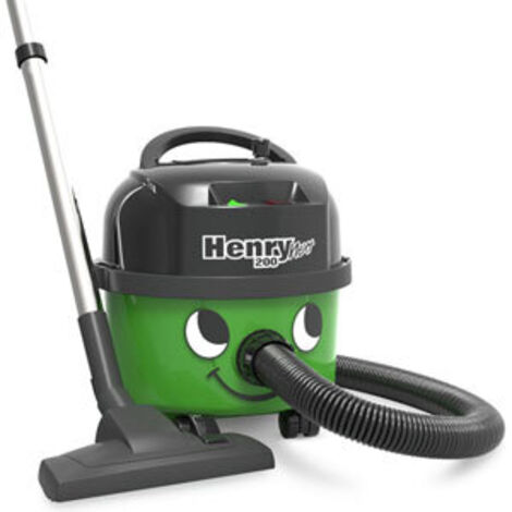 Numatic – Aspirateur à main Henry Next HVN202-11 vert – Puissance 620W – Capacité 9L – Longueur cordon 12.5m – Niveau sonore 72dB