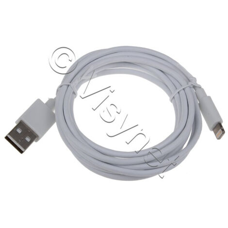 Cable lightning blanc 2m (1/2)