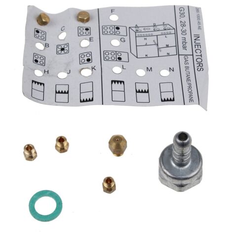 Beko - kit injecteurs gaz butane gm15120dxpr - 4431300022 -