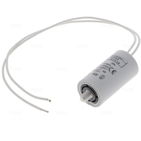 Novy – Condensateur pour moteur hotte 140030 – Capacité 2.5 µF – Tension maximale 450 V – Performance fiable pour hottes aspirantes (1/4)