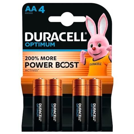 Duracell Optimum Pile LR6 (AA) alcaline(s) 1.5 V 4 pc(s) (1/5)